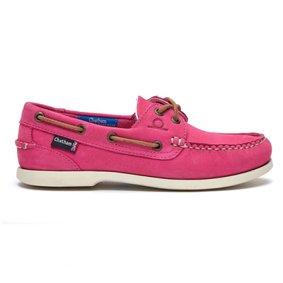 Chatham Ladies Pippa II G2 Leather Boat Shoes - Fuschia